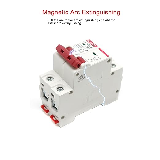 DC 1000V Solar Mini Circuit Breaker Overload Protection Switch 6A/10A/16A/20A/25A/32A/40A/50A/63A 2P DC1000V Photovoltaic MCB PV (10A)
