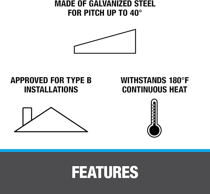 Oatey G12801 Solar Roof Flashing, Galvanized, Gray (Pack of 12)