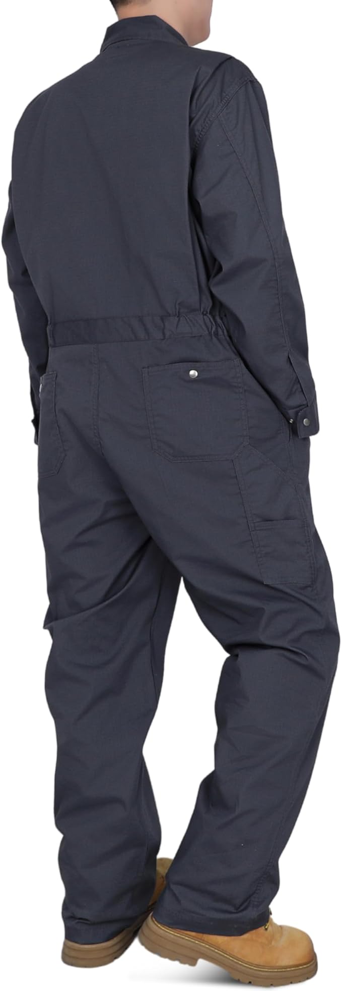 BOCOMAL FR Coverall High Visibility 6oz Lightweight Rip-Stop Flame Resistant/Fire Retardant High Vis Coveralls