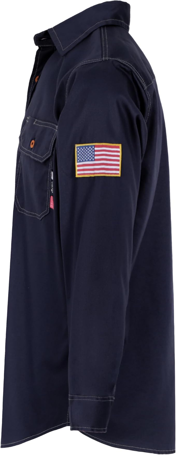 BOCOMAL FR Shirts for Men Flame Resistant Light Weight NFPA2112 Fire Retardant Welding Shirt Water & Oil Repellent Finish