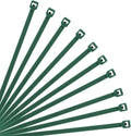 XINGO Cable Zip Ties (500 Pack), 40 Lbs Tensile Strength-Heavy Duty, Self-Locking Nylon Plastic Wire Ties in Assorted Sizes and Colors for indoor and outdoor (10 inch, Dark Green)