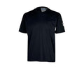 Oberon FR Arc Rated Safety Shirt For Men - Flame Resistant Cotton T-shirt - 11 Cal - Chest Pocket - Navy Blue, Gray