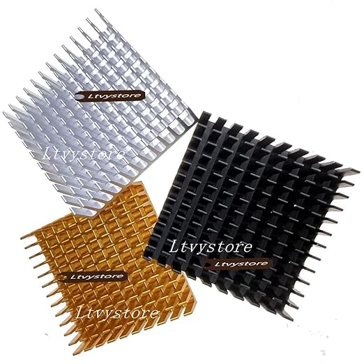 21PCS 40mm *40mm *11mm Heatsink Cooling Fin Radiator Cooler Heat Sink for Cooling TEC1-12706 Thermoelectric Peltier Cooler