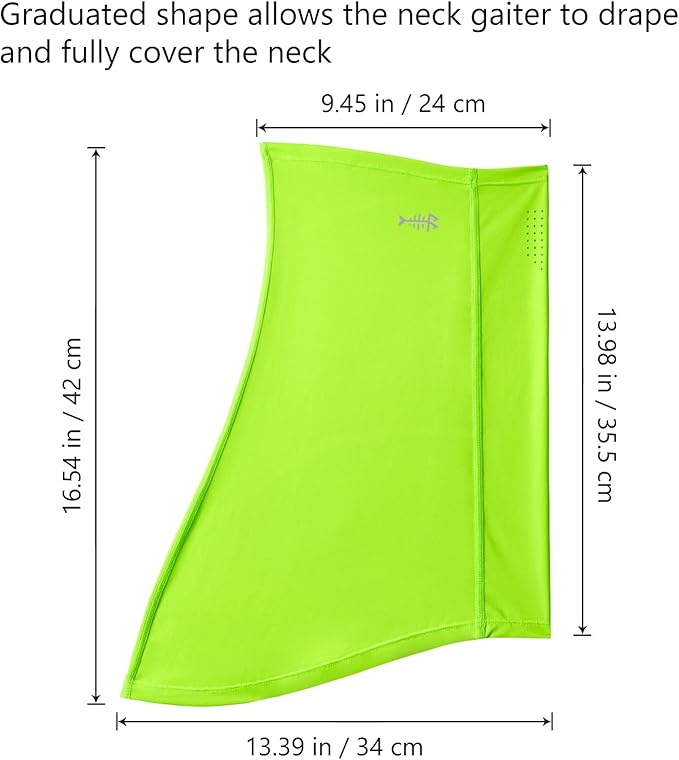 BASSDASH Neck Gaiter Mask UPF 50 Sun Protection for Men & Women, Fishing, Hiking, Outdoor