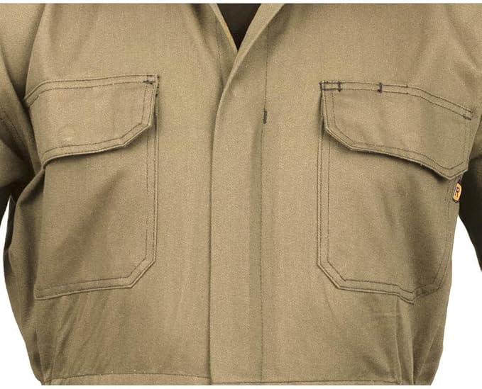 Flame Resistant FR Coverall - 88% C / 12% Nylon - 7oz