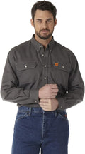 Wrangler Riggs Workwear Men's FR Flame Resistant Two Pocket Work Shirt