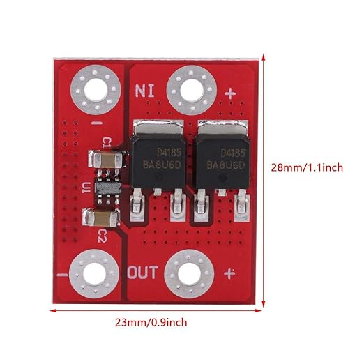 15A Solar Ideal Diode Controller Module Solar Panel Battery Charging Anti Reverse Irrigation Ideal Diode for Solar Panels