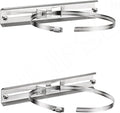 QILIPSU Pole Mounting Kits, 304 Stainless Steel 11.4" x 1.9" Brackets with Adjustable 2–8 Inch Clamps for Electrical Boxes, Devices, and Outdoor Applications