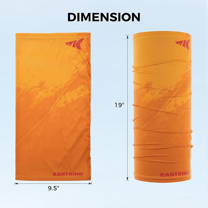 KastKing Ultimate Angler Neck Gaiter, UPF 50 Sun Mask, Sun Gaiters for Men & Women, Hydrocool Technology, Fishing, Hiking