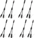 ECO-WORTHY 4 Pair Solar Connectors 30A Y Branch Parallel PV Adapter Cable Wire Plug Tool Kit for Solar Panel(M/FF+F/MM)