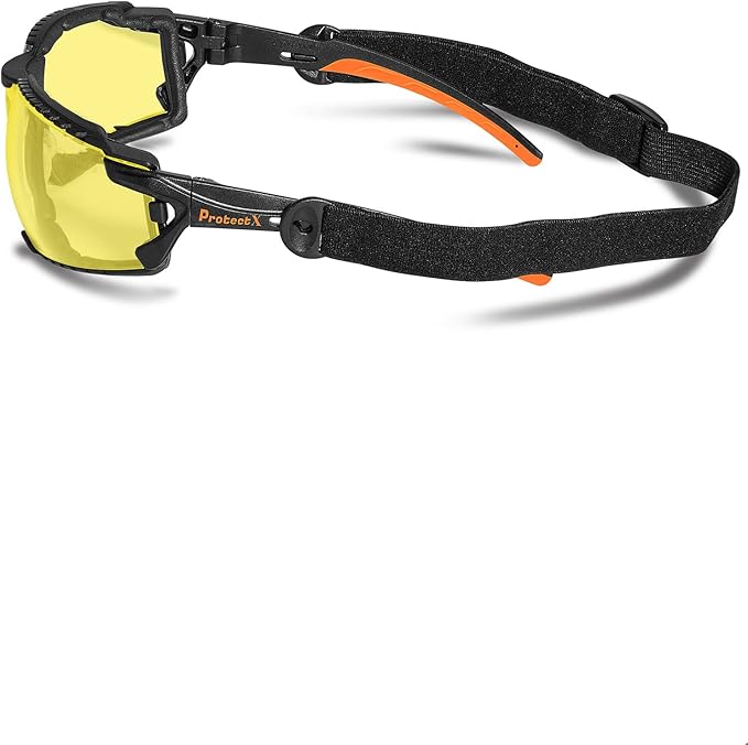 ProtectX Classic Safety Glasses, Anti-Fog Scratch Resistant Lenses, Protective Eyewear for Work, Indoor/Outdoor, ANSI Z87.1