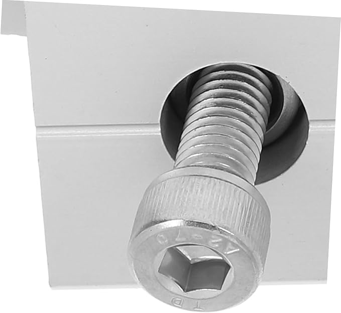 4pcs Solar Panel Mounting Brackets Mid Clips for Roof Installation Lightweight Aluminum Support for Rv and Boat Solar Panels High Load Capacity