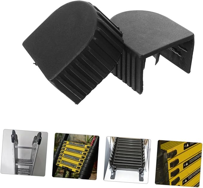 4pcs Ladder Protective Cushion Caps Non-Slip Ladder Feet Covers for Enhanced Stability Cushion for Extension Easy Installation and Debris Protection