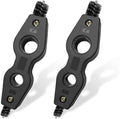 Battery Terminal Cleaning Brush, 4 in 1 Anti-Corrosion Car Battery Cleaner, Vehicle Battery Terminals Machine Parts Cleaning Tool for Auto Marine, Universal Car Accessories (Black-2PCS)