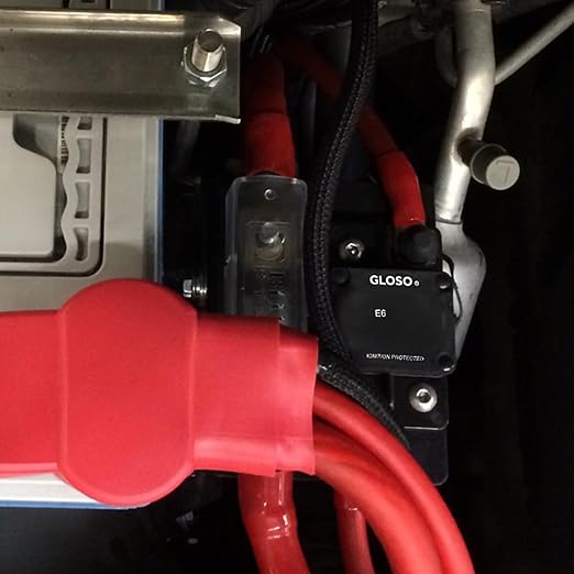 GLOSO Circuit Breaker 20 A E67 Mid Range Mini T1 Auto Reset, Compact Medium IP66, Marine Auto Truck (20 A)
