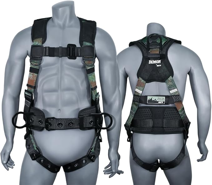 AFP Demon Fall Protection Comfortable Safety Harness (OSHA/ANSI PPE)