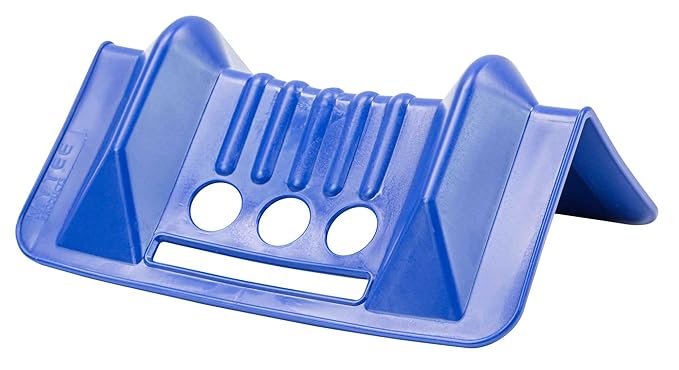 Mytee Products (10 Pack) 4" x 4" x 10" Blue Corner Protector V Shaped Flatbed Edge Guards with Carrying Case - Cargo Load Corner Edge Protector and Tie-Down Strap Guard for Flatbed