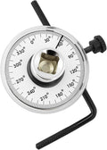 QWORK Torque Wrench Angle Gauge Tool, 1/2" Drive Size, 360 Degree Measurement