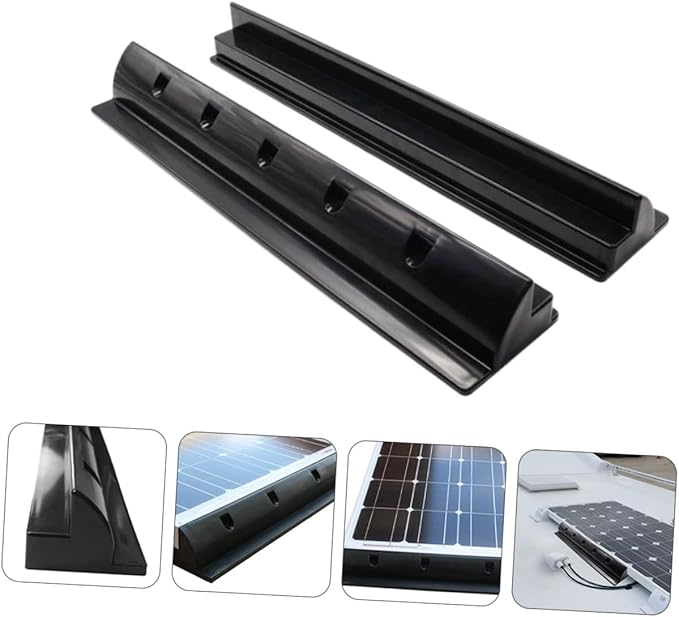 2pcs Abs Solar Panel Brackets Roof Rack for Rv Boat Solar Panel Support Racks