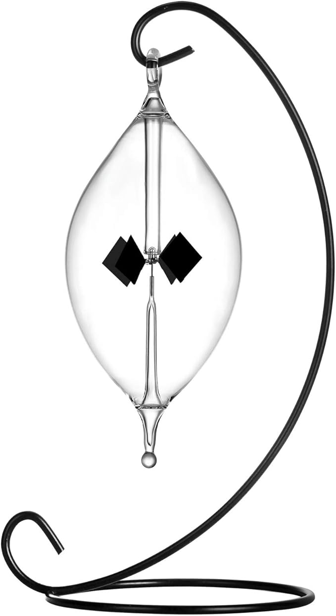 Transparent Solar Power Crookes Radiometer Metal Frame Sun Light Energy Spinning Vanes Glass Windmill Gift Home Desk Decoration