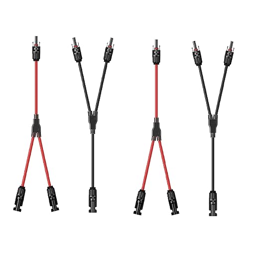 SolarCable SolarExtension Cable,Solar Panel Extension Cable with Female and Male Connectors (Y42CM-2SETS)