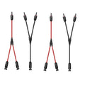 SolarCable SolarExtension Cable,Solar Panel Extension Cable with Female and Male Connectors (Y42CM-2SETS)
