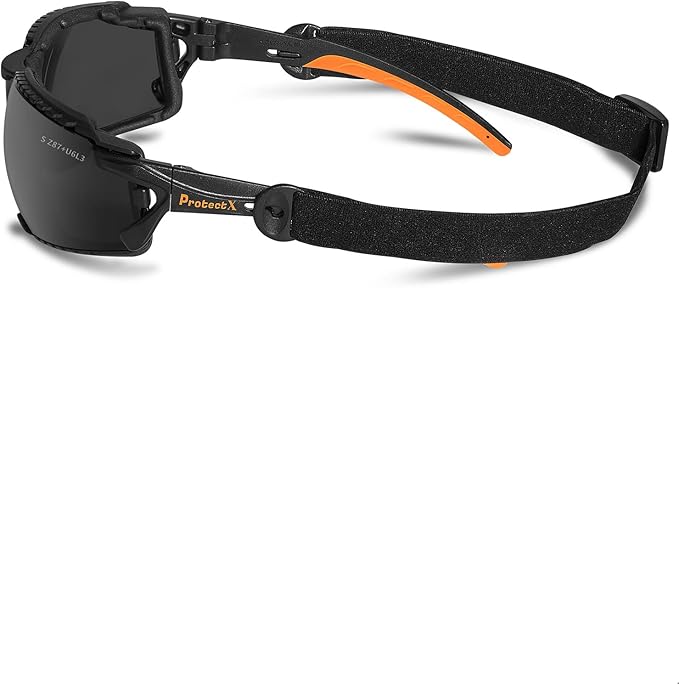 ProtectX Classic Safety Glasses, Anti-Fog Scratch Resistant Lenses, Protective Eyewear for Work, Indoor/Outdoor, ANSI Z87.1