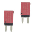 10A DC 12V-14V Auto Reset Circuit Breaker ATM Low Profile T1 Mini Blade Fuses Breakers for Car Trucks Marine Boat RV Solar and More,2 Pack