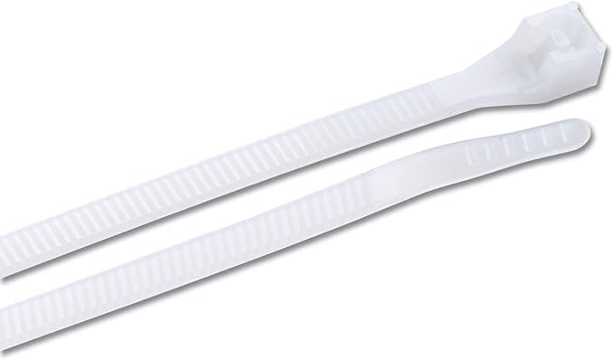 Gardner Bender 46-448 Heavy-Duty Cable Tie, 48 Inch., 180 lbs. Tensile Strength, Tensile Strength, Wire / Cord Management Industrial / Outdoor & Household Use, Nylon Zip Tie, 50 Pk., Natural