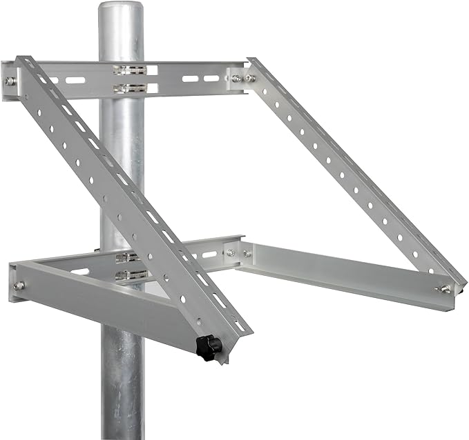 Solar Panel Mounting Bracket Pole Mounts Kit Up to 30W (Pole not Included)