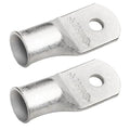 SELTERM 2pcs 3/0 AWG 1/4" Stud Tinned Copper Wire Lugs, Battery Lugs, Ring Terminals, Battery Cable Ends, 000 Gauge Ring Terminal Connectors, UL Marine Grade Electrical Battery Terminal Connectors