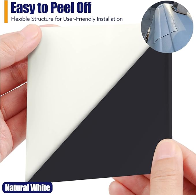 2 Pack RV Roof Tape, 4 Inch x 50 Feet RV Sealant Tape, UV & Waterproof RV White Seal Tape for RV Repair, Window, Boat Sealing, Truck and Trailer Roof Sealant, Stop Camper Roof Leaks