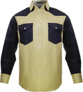 Just In Trend │Flame Resistant FR Shirt - 88/12 - Western Style - Two Tone