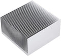Large Aluminum Heat Sink 2.71"x2.71"x1.41"/ 69x69x36mm Heatsink High Power Cooling Plate 27 Fin Radiator GPU Cooler IC Module PC Computer Led PCB Charger Electronics Amplifier