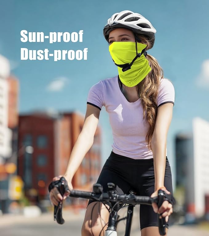 Fishing Neck Gaiter, Sun Protection Face Mask, Cooling Neck Shield Scarf Cycling Balaclava Bandana for Men and Women