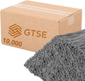 GTSE 14 Inch Silver/Gray Zip Ties, 10,000 Bulk Pack, 50lb Strength, UV Resistant Long Nylon Grey Cable Ties, Self-Locking 14" Tie Wraps