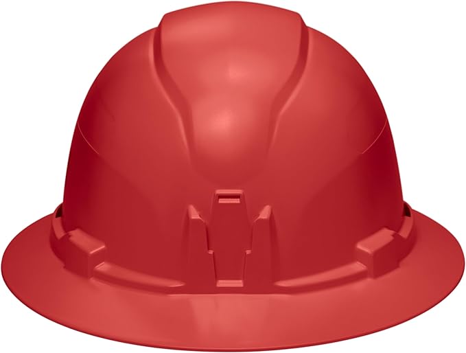 Klein Tools Hard Hat, Non-Vented Full Brim Style, Padded, Self-Wicking Odor-Resistant Sweatband, Tested up to 20kV