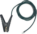 Grounding Wire with Crocodile Clip for electric fences，generator,antennas (6.2ft Crocodile Clip Wire)