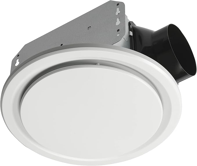 Homewerks 7140-110-G3 Bathroom Fan Ceiling Mount Exhaust Ventilation, Silent 2.0 Sones, 110 CFM, White