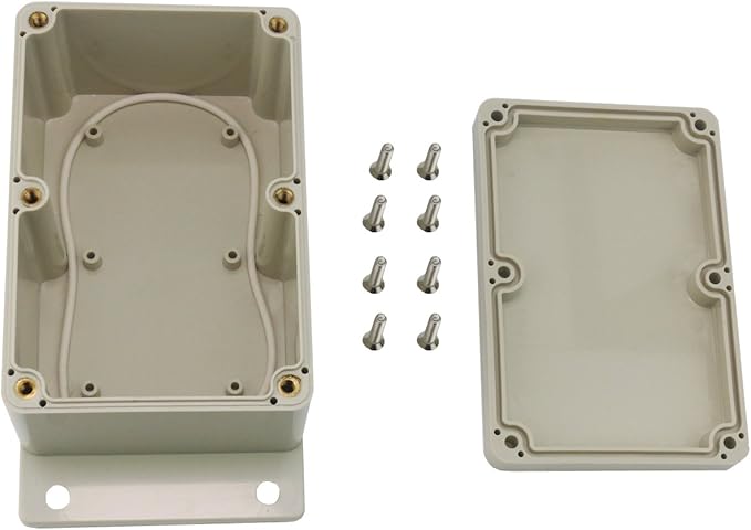 Ogrmar Plastic Dustproof IP65 Junction Box DIY Case Enclosure (4.7"x 3.3"x 2.6")