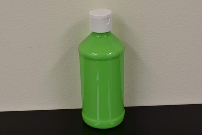 DirectGlow 8oz UV Blacklight Reactive Fluorescent Acrylic Paints (Green)