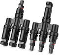 BougeRV Solar Branch Connectors 3 to 1 Y Connector for Parallel Connection Between Solar Panels (1 Pair)