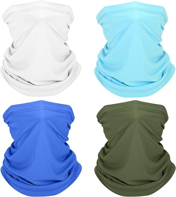 Cooling Neck Gaiter, Summer UV Face Mask Dust Balaclava, Neck Gator Bandana Face Cover for Sun Protection Men Women Outdoor
