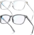 VISOONE Blue Light Blocking Glasses Square with Anti Computer Glare for Gaming Women and Men MONTANA
