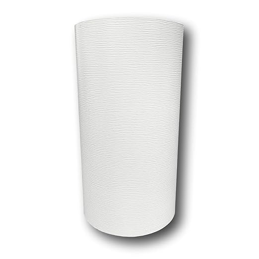Eagle 1 Aluminum/Vinyl Siding Coil (Multiple Sizes) Each Roll Includes Free 1.25" Matching Stainless Steel Trim Nails - Fascia Cover- Aluminum Flashing Roll (6" x 50 FT, White Woodgrain)