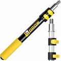 1.5-3ft Compact Paint Extension Pole - Perfect for Indoor Touch-ups & Window Cleaning - Lightweight Aluminum with Universal Thread - Quick Setup for Small Projects