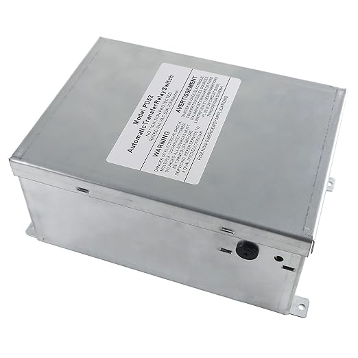 50 Amp Transfer Switch Automatic Transfer Switch for RV, Speedboats 120/240 VAC, 50 Amp, Automatic Transfer Relay Switch