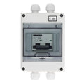 2P 80A DC Circuit Breaker Disconnect Switch DC1000V DIN Rail Mount Miniature for Photovoltaic Solar Panel PV System Grid Box Isolator