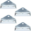 4 Pcs Solar Panel Tilt Mount Bracket for 1-5/8" Strut Channel, Pivot Hinge for Solar Panel Ground Mount Accept 1/2" Bolt
