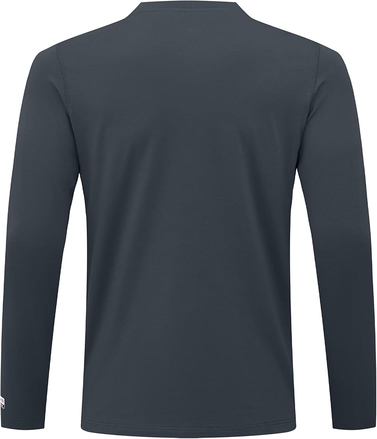 FR Shirts for Men 6oz Lightweight Stretch Work Shirt with Decorative Shoulder Stitch Design Flame Resistant Long Sleeve CAT2